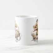 Goldendoodle-Hund Pilot-Flugzeug Kaffeetasse (Mittel)