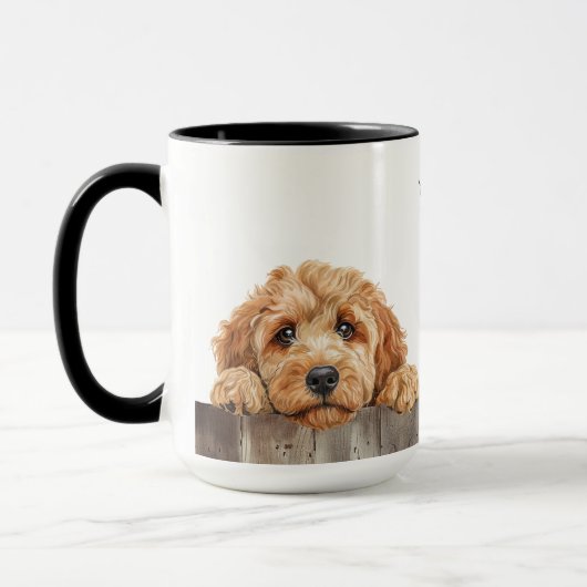 Goldendoodle Hund Tasse (Links)