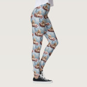 Goldendoodle Hund Weihnachten Leggings (Rechts)