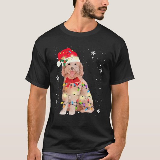 Goldendoodle Hund Weihnachten Weihnachten Weihnach T-Shirt (Vorderseite)