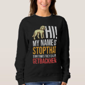 Goldendoodle Hund Welpen Eigentümer Sweatshirt (Vorderseite)
