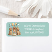 Goldendoodle Hunde zum Geburtstag (Insitu)