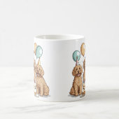 Goldendoodle Hunde zum Geburtstag Kaffeetasse (Mittel)