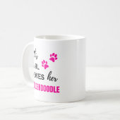 Goldendoodle Hundebesitzerin Mama Mutter Kaffeetasse (Vorderseite Links)