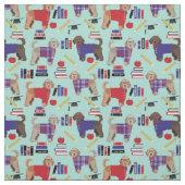 Goldendoodle-Hundelehrer Stoff (Muster)