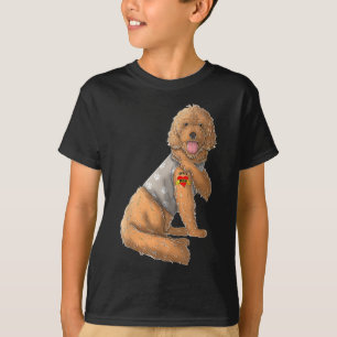 Goldendoodle I Liebe Mama Tattoo Dog Funny Mothers T-Shirt