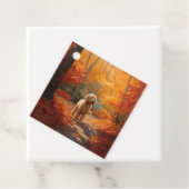 Goldendoodle im Herbst Leaves Fall Inspiriert Geschenkanhänger (Beispiel)