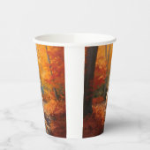 Goldendoodle im Herbst Leaves Fall Inspiriert Pappbecher (Links)