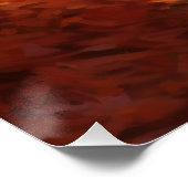 Goldendoodle im Herbst Leaves Fall Inspiriert Poster (Ecke)