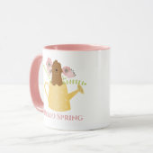 Goldendoodle in Gießkanne Tasse (Vorderseite Links)