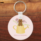 Goldendoodle in Wasserqualität Schlüsselanhänger (Vorderseite)