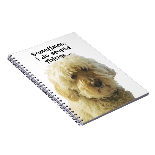 GoldenDoodle Journal, Niedlicher Mohn Adorable Doo Notizblock (Rechte Seite)