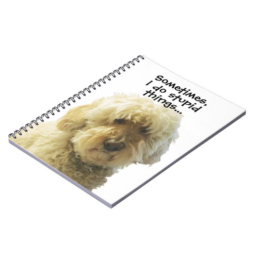 GoldenDoodle Journal, Niedlicher Mohn Adorable Doo Notizblock (Linke Seite)