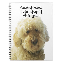 GoldenDoodle Journal, Niedlicher Mohn Adorable Doo Notizblock