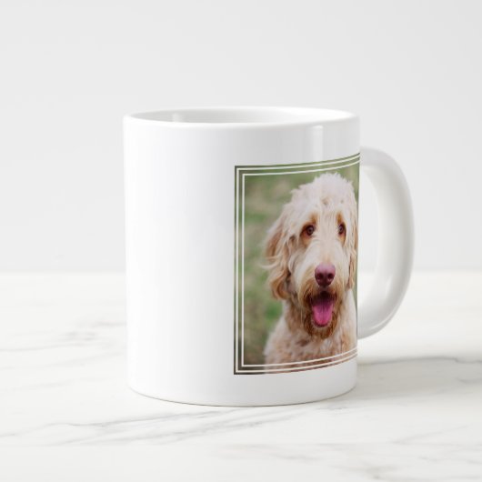 Goldendoodle Jumbo-Tasse (Vorderseite Rechts)