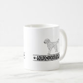 Goldendoodle Kaffeetasse (VorderseiteRechts)