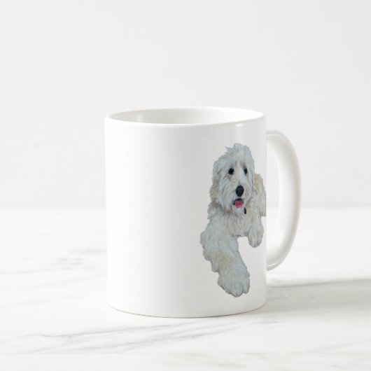 Goldendoodle Kaffeetasse (VorderseiteRechts)