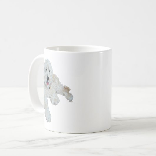 Goldendoodle Kaffeetasse (Vorderseite Links)