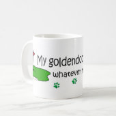 Goldendoodle Kaffeetasse (Vorderseite Links)