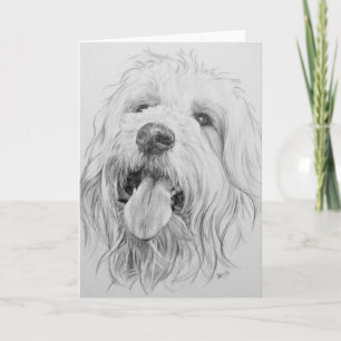Goldendoodle Karte
