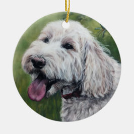 Goldendoodle Keramik Ornament