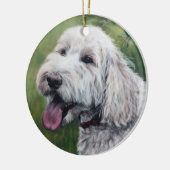 Goldendoodle Keramik Ornament (Links)