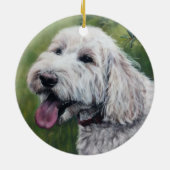 Goldendoodle Keramik Ornament (Hinten)