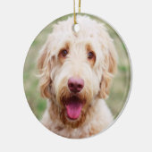 Goldendoodle Keramik Ornament (Links)