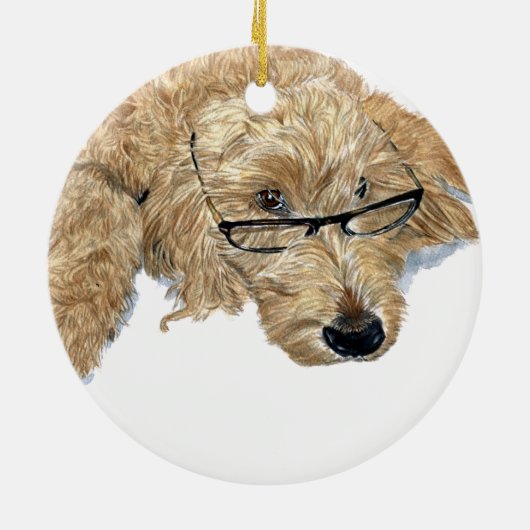Goldendoodle Keramikornament (Hinten)