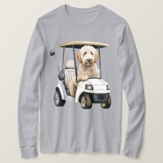 Goldendoodle Labradoode Hund Vater Geschenk Golfsp T-Shirt