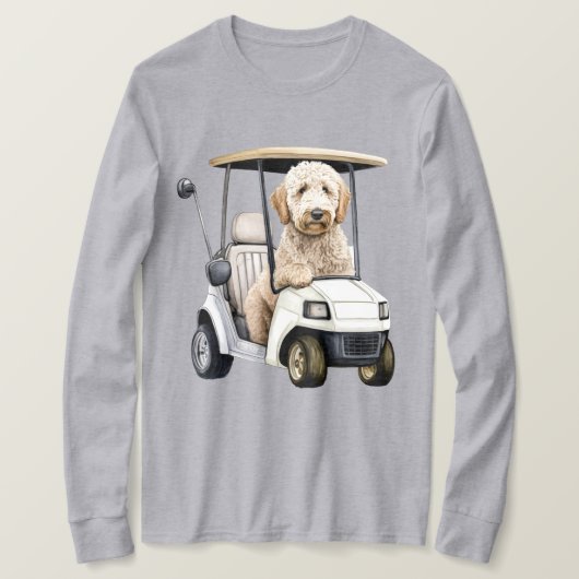 Goldendoodle Labradoode Hund Vater Geschenk Golfsp T-Shirt (Design vorne)