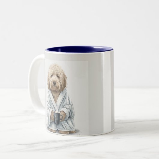Goldendoodle, Labradoodle, bernedoodle Tasse (Vorderseite Links)