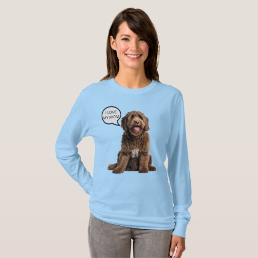Goldendoodle Labradoodle Dog Mütter Geschenk T-Shirt (Vorne ganz)