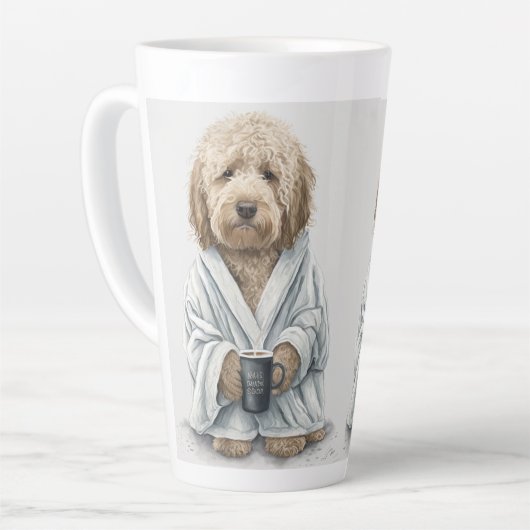 Goldendoodle Labradoodle Hundeliebhaber Geschenk Milchtasse (Linke Ecke)