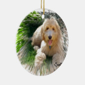 Goldendoodle Labradoodle Keramikornament (Rechts)