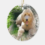 Goldendoodle Labradoodle Keramikornament (Links)
