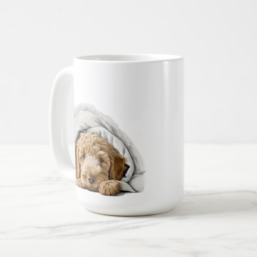 Goldendoodle Labradoodle Mama Kaffee Doodle Kaffeetasse (Vorderseite Links)