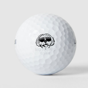 Goldendoodle Labradoodle No Fluffs Dog Golfball