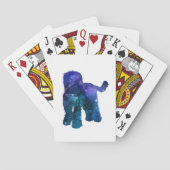 Goldendoodle Labradoodle Silhouette Spielkarten (Rückseite)