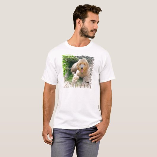 Goldendoodle Labradoodle T-Shirt (Vorne ganz)