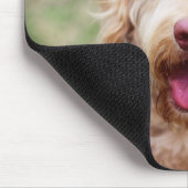 Goldendoodle Lächeln Mousepad (Ecke)