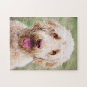 Goldendoodle Lächeln Puzzle (Horizontal)