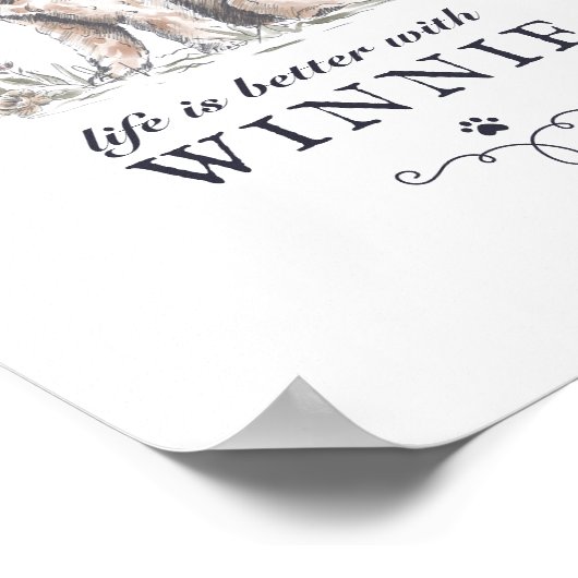 Goldendoodle-Lebensdauer ist besser mit einem benu Poster (Ecke)