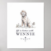 Goldendoodle-Lebensdauer ist besser mit einem benu Poster (Vorne)