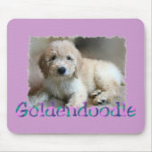 Goldendoodle Liebhaber Geschenke Mousepad (Vorne)
