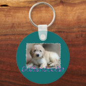 Goldendoodle Liebhaber Geschenke Schlüsselanhänger (Vorderseite)