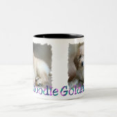 Goldendoodle Liebhaber Geschenke Zweifarbige Tasse (Mittel)