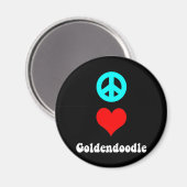 goldendoodle magnet (Vorderseite/Rückseite)