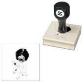 Goldendoodle Magnet Gummistempel (Stempel)