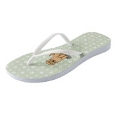 Goldendoodle-Mama Doodle-Mama (goldrot) Hundemutte Badesandalen (Schrägansicht)